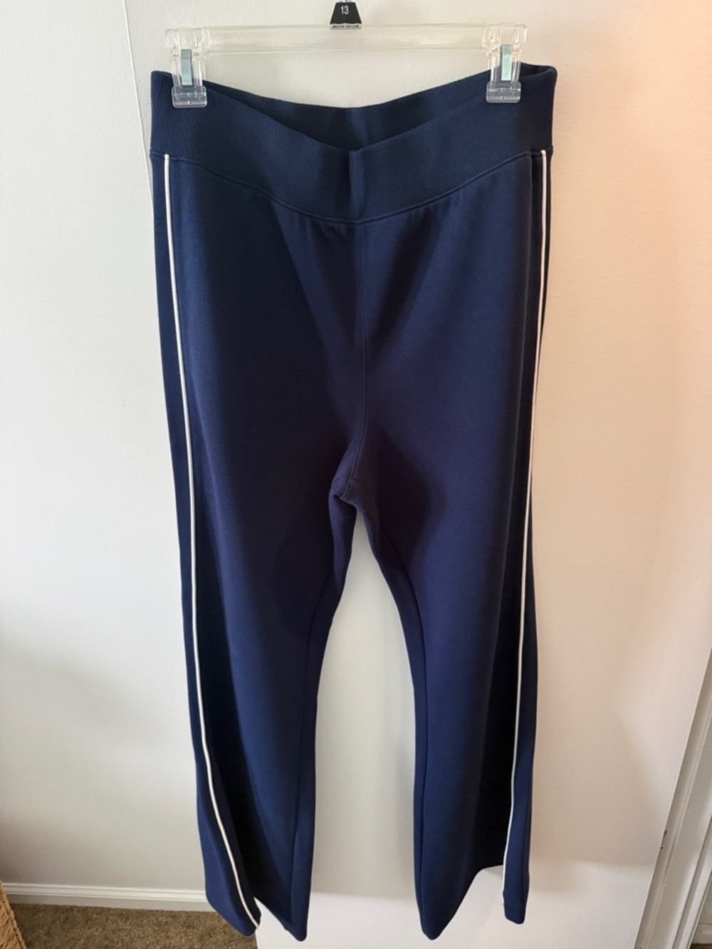 SPANX Navy Airpique Air Essentials Flare Pant